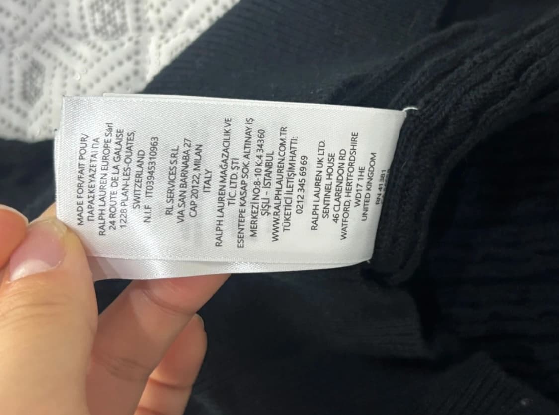 폴로 케이블 가디건 블랙 ~66 신형 상품이미지8