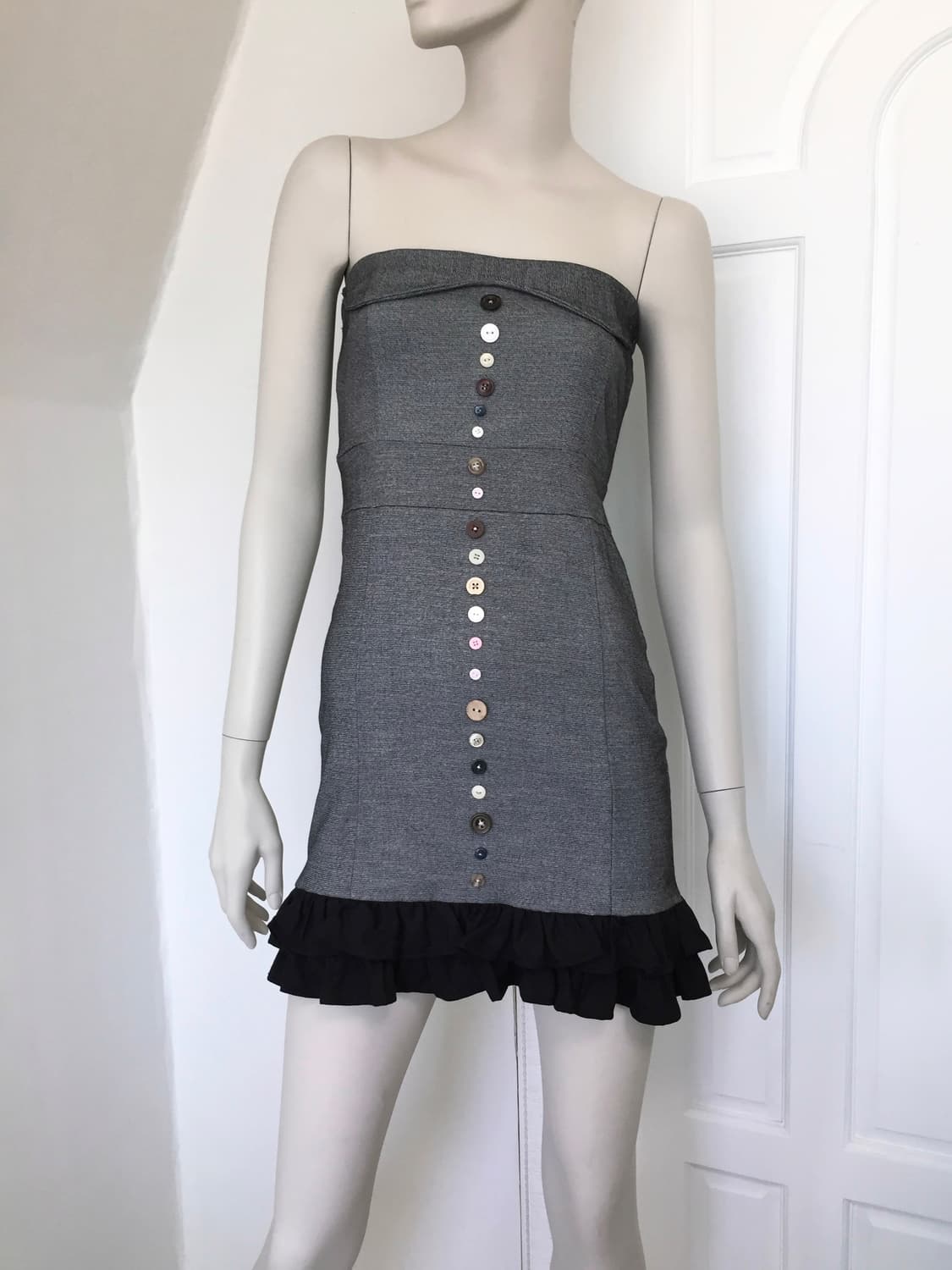 Baby Button Tube Top Dress  상품이미지1