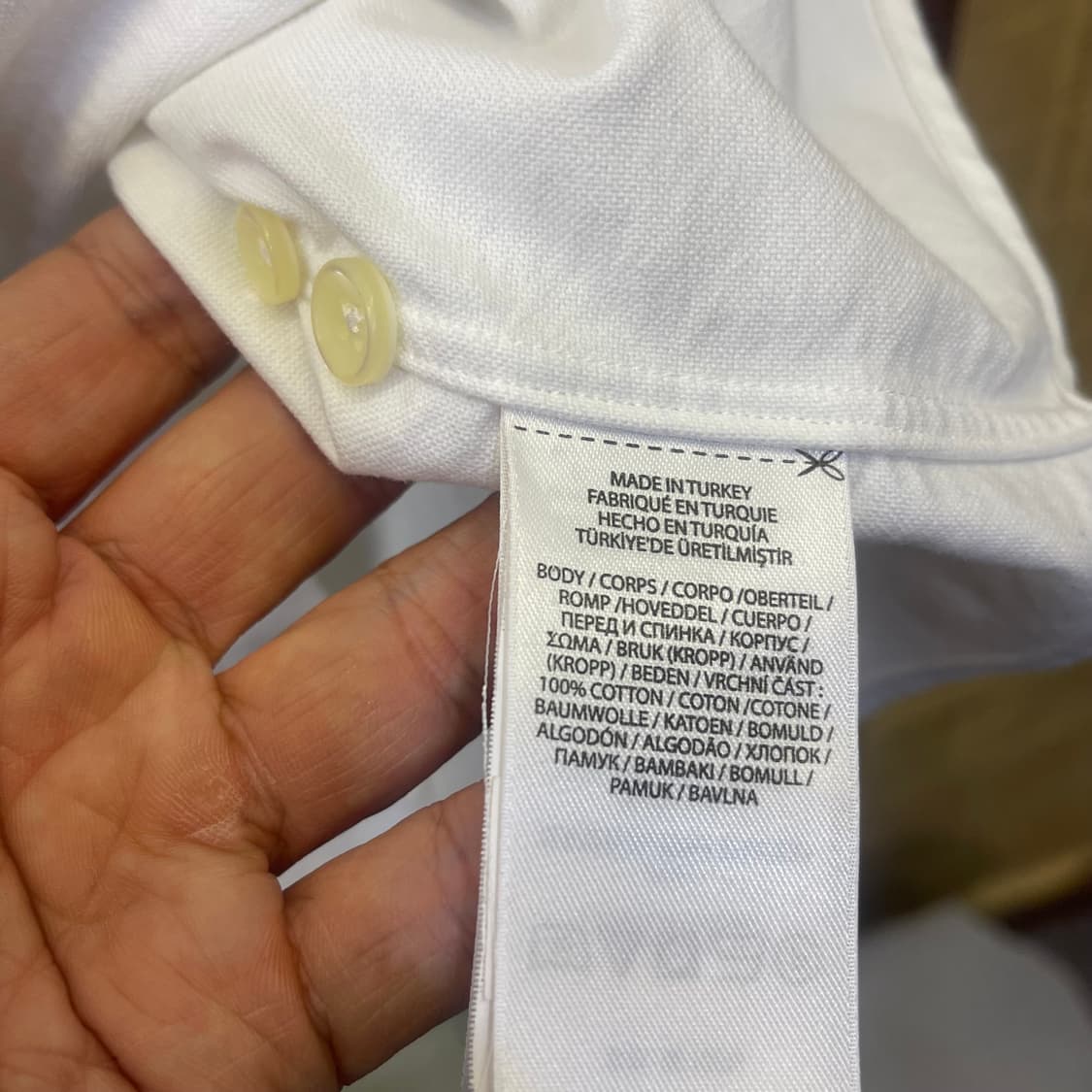 폴로 QR 신형 화이트셔츠 상품이미지5