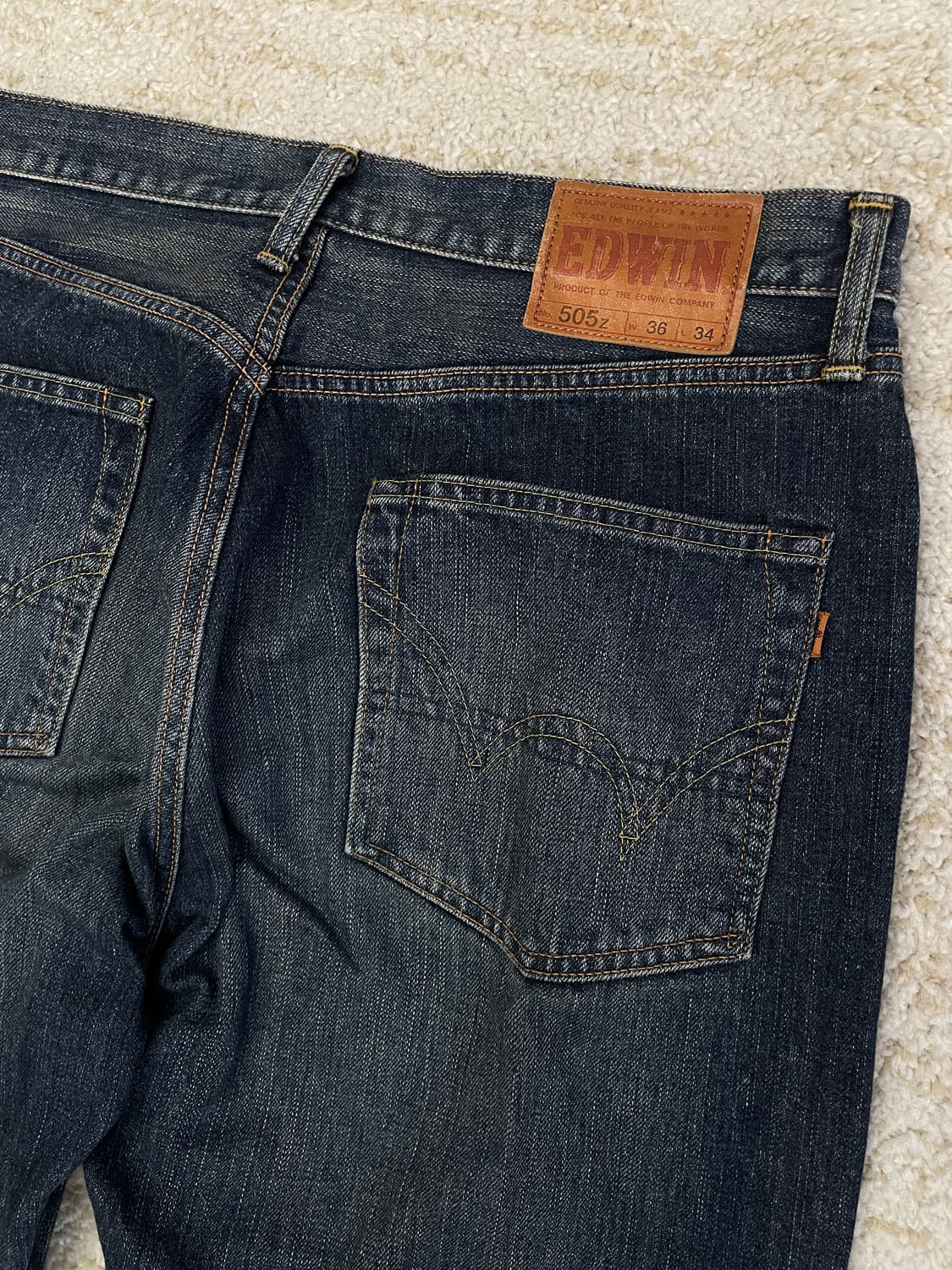 [36] 90s 에드윈 505z 셀비지 데님 JAPAN EDWIN  상품이미지4