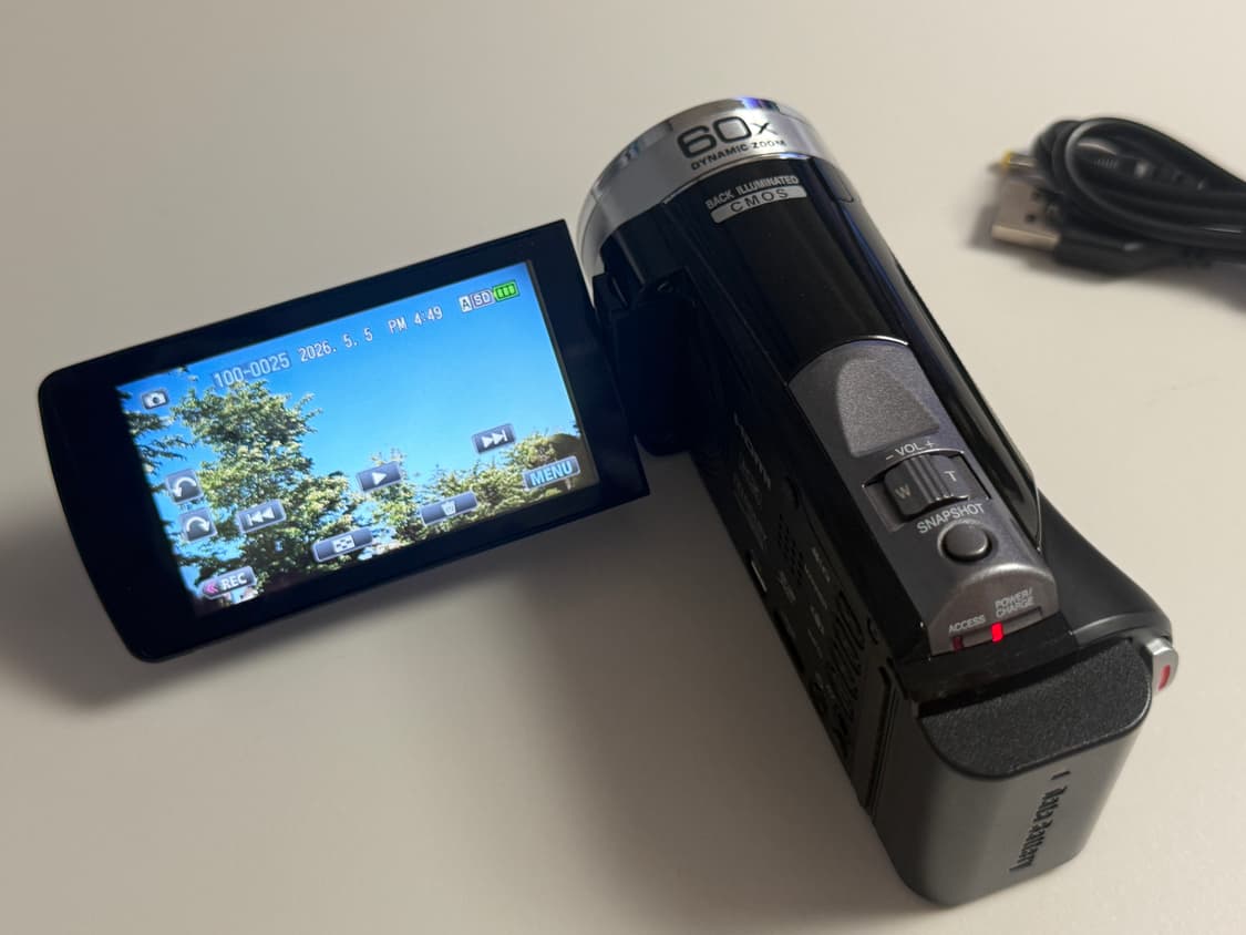 작례o) JVC 캠코더 GZ-HM133 빈티지 디카 최우식 캠코더 상위 상품이미지7