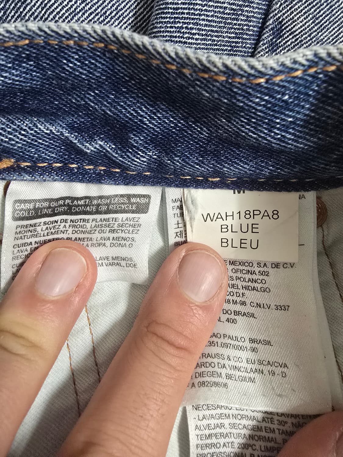 (정품) 베트멍 리바이스 리워크 지퍼 청바지 M (명품 데님 팬츠 남자) 상품이미지6