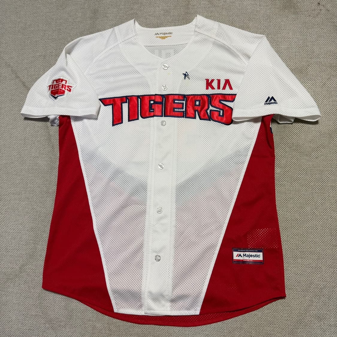 마제스틱 기아 타이거즈 김민식 마킹 홈 레플리카 유니폼 상품이미지2