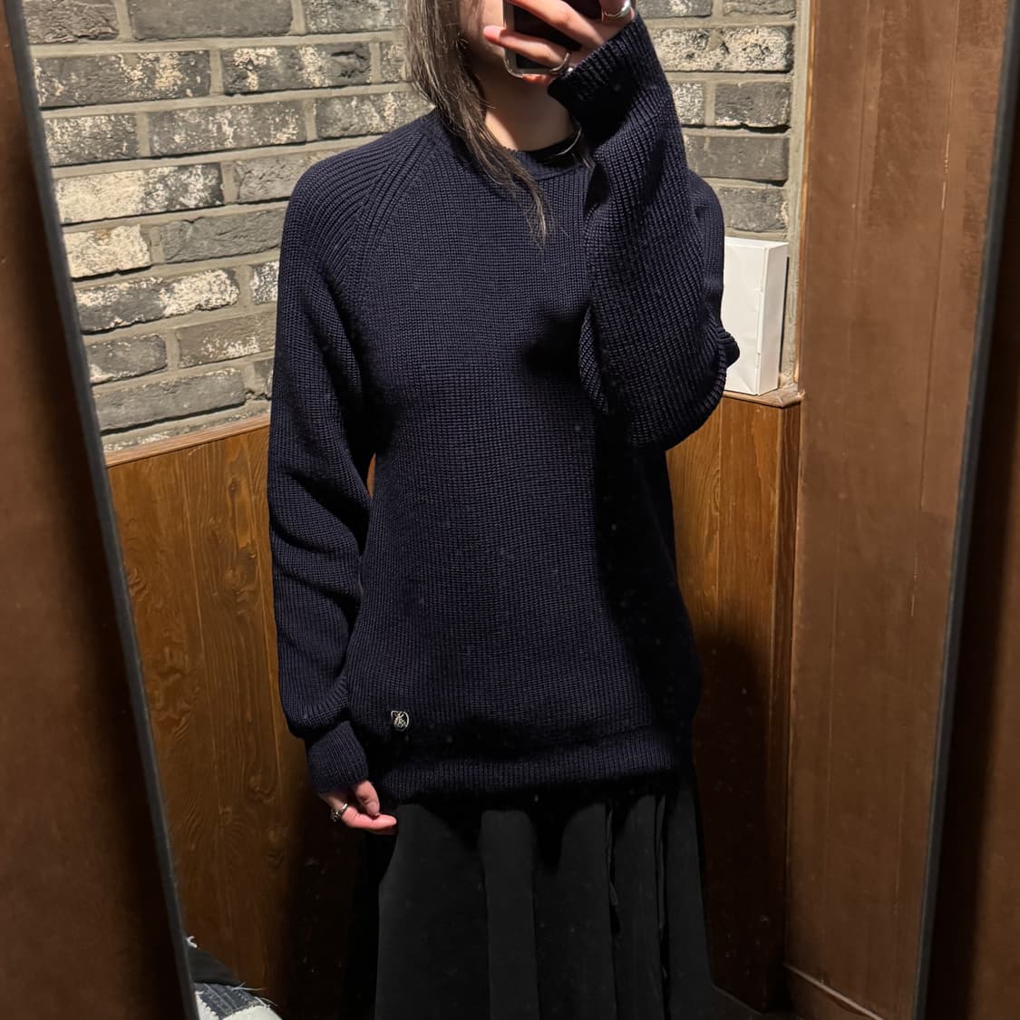 5) 오르치발(Orcival) 헤비 울 래글런 니트 상품이미지8