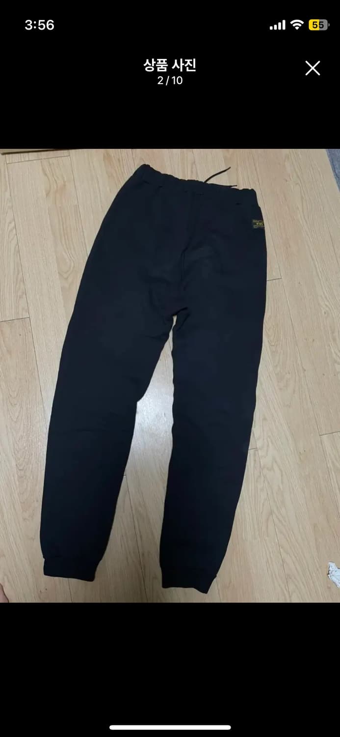 더블탭스 스웻팬츠 블랙M 상품이미지2