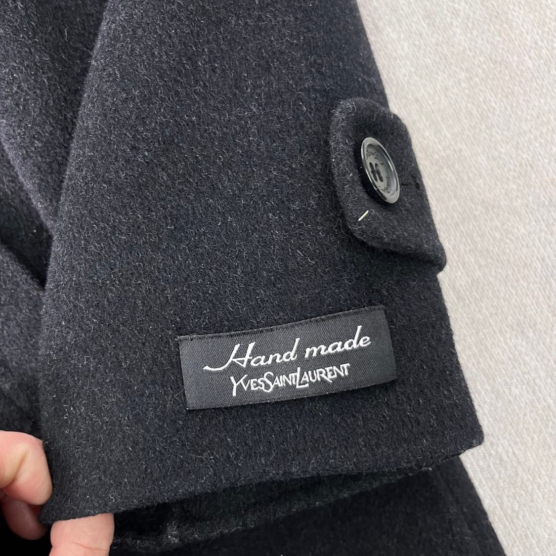 100 입생로랑 울 하프코트 자켓 상품이미지4