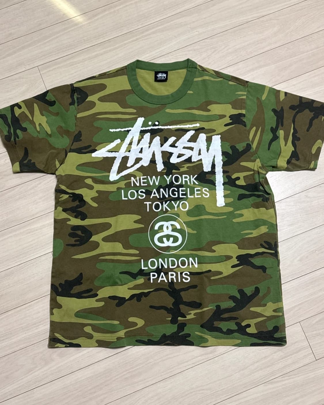 스투시 카모 반팔티 상품이미지1