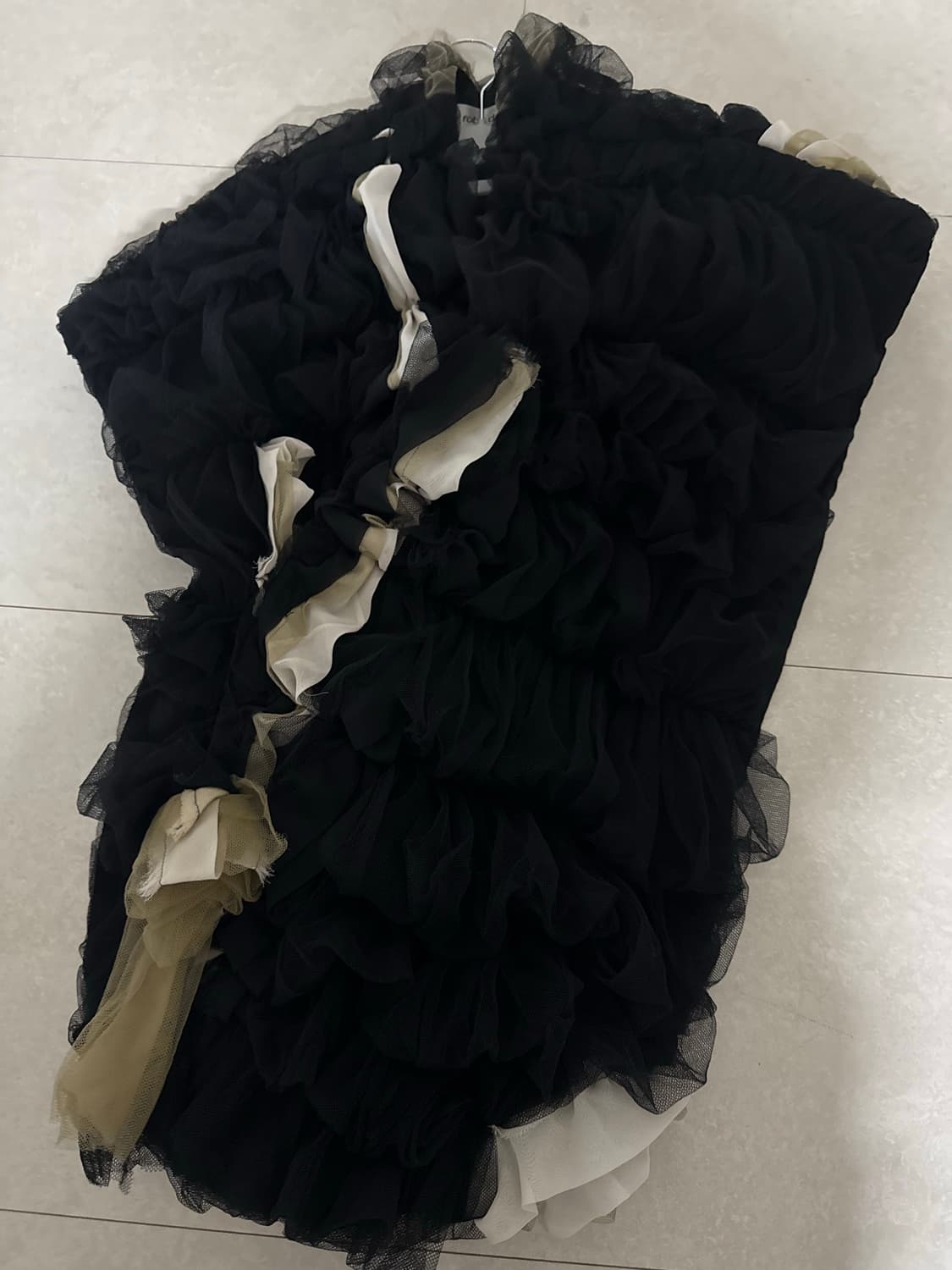 꼼데가르송 robe de chambre 베스트 조끼 머플러 목도리 상품이미지3