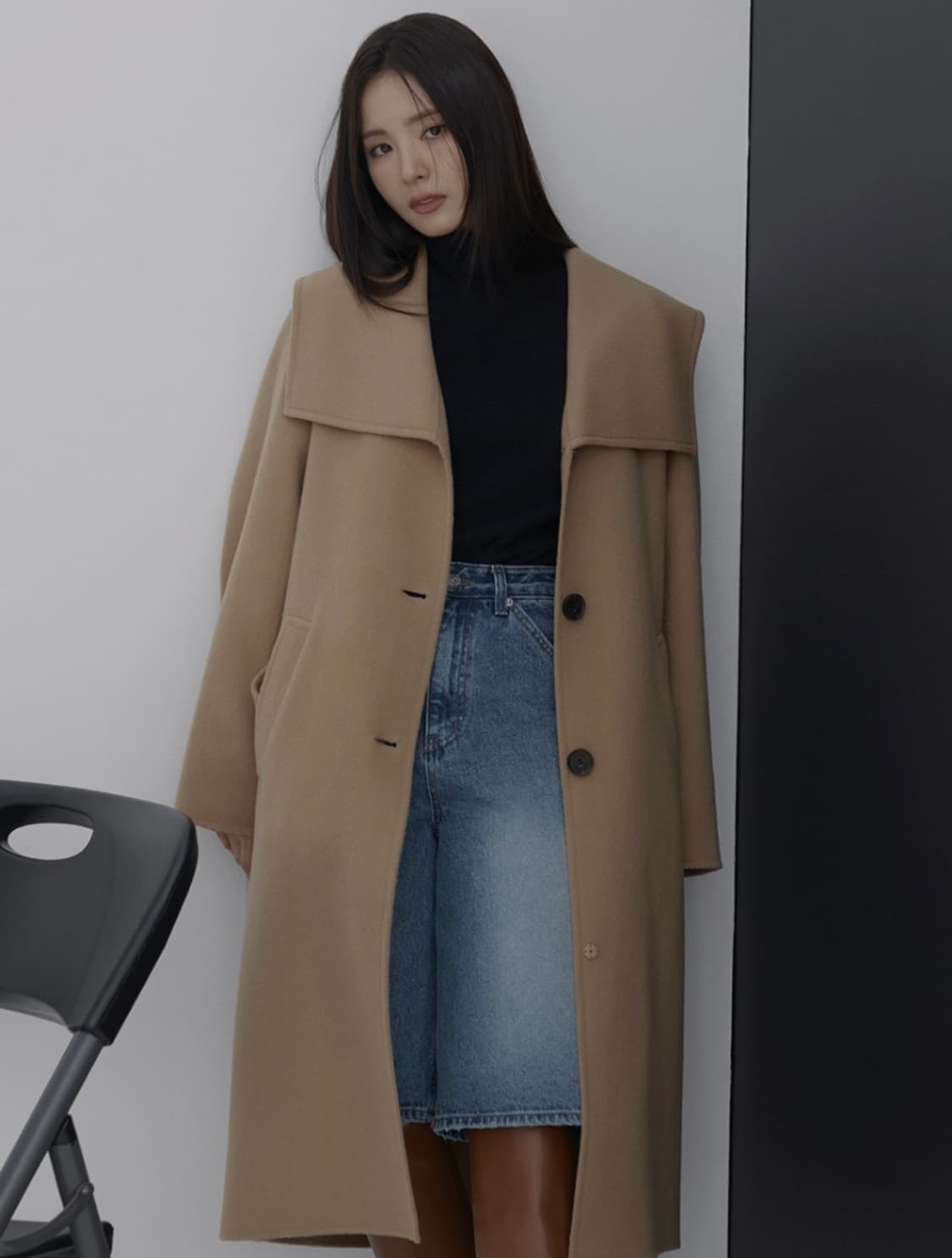 VOCAVACA 세일러 롱코트 상품이미지2
