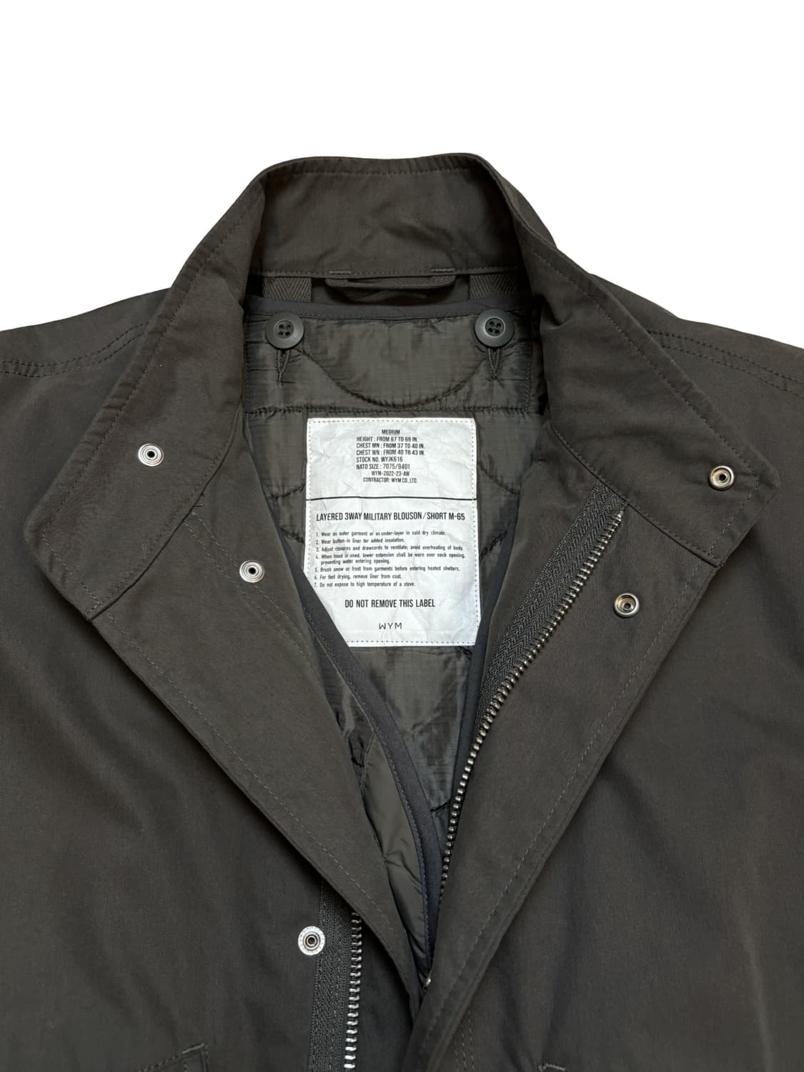 WYM M65 숏 모즈 자켓 상품이미지5