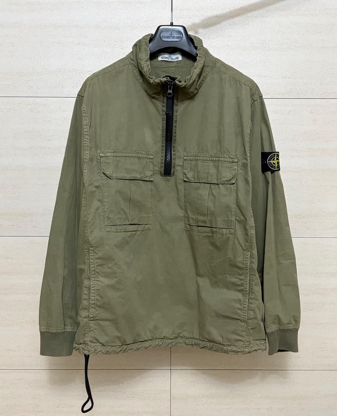 스톤아일랜드 올드이펙트 하프집업 아노락 상품이미지1
