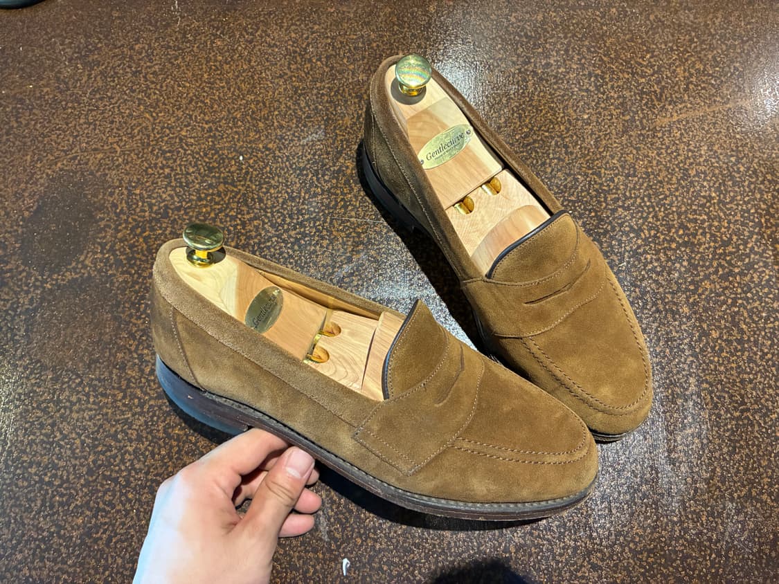 7.5) loake 로크 이튼 스웨이드 로퍼 상품이미지1