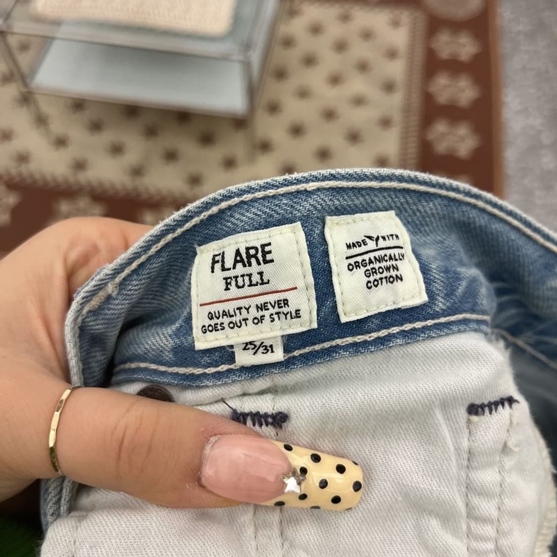 리바이스 플레어풀 레트로 와이드 부츠컷 데님팬츠 25인치 C10047 상품이미지6