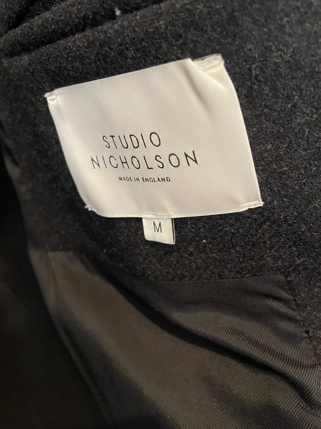 스튜디오 니콜슨 sampson 코트 차콜 studio nicholson 상품이미지4