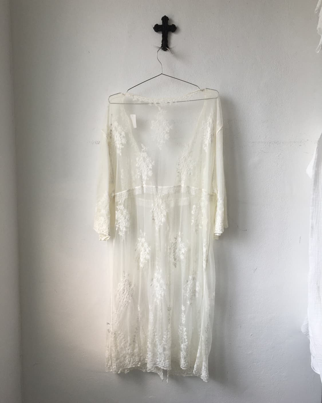 Ornament mood lace long cardigna 상품이미지3