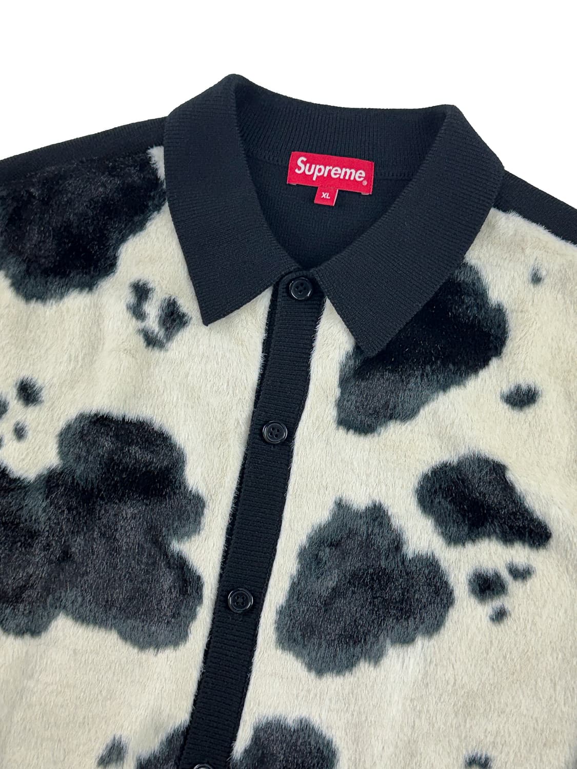 슈프림 카우 프린트 가디건 블랙 상품이미지2