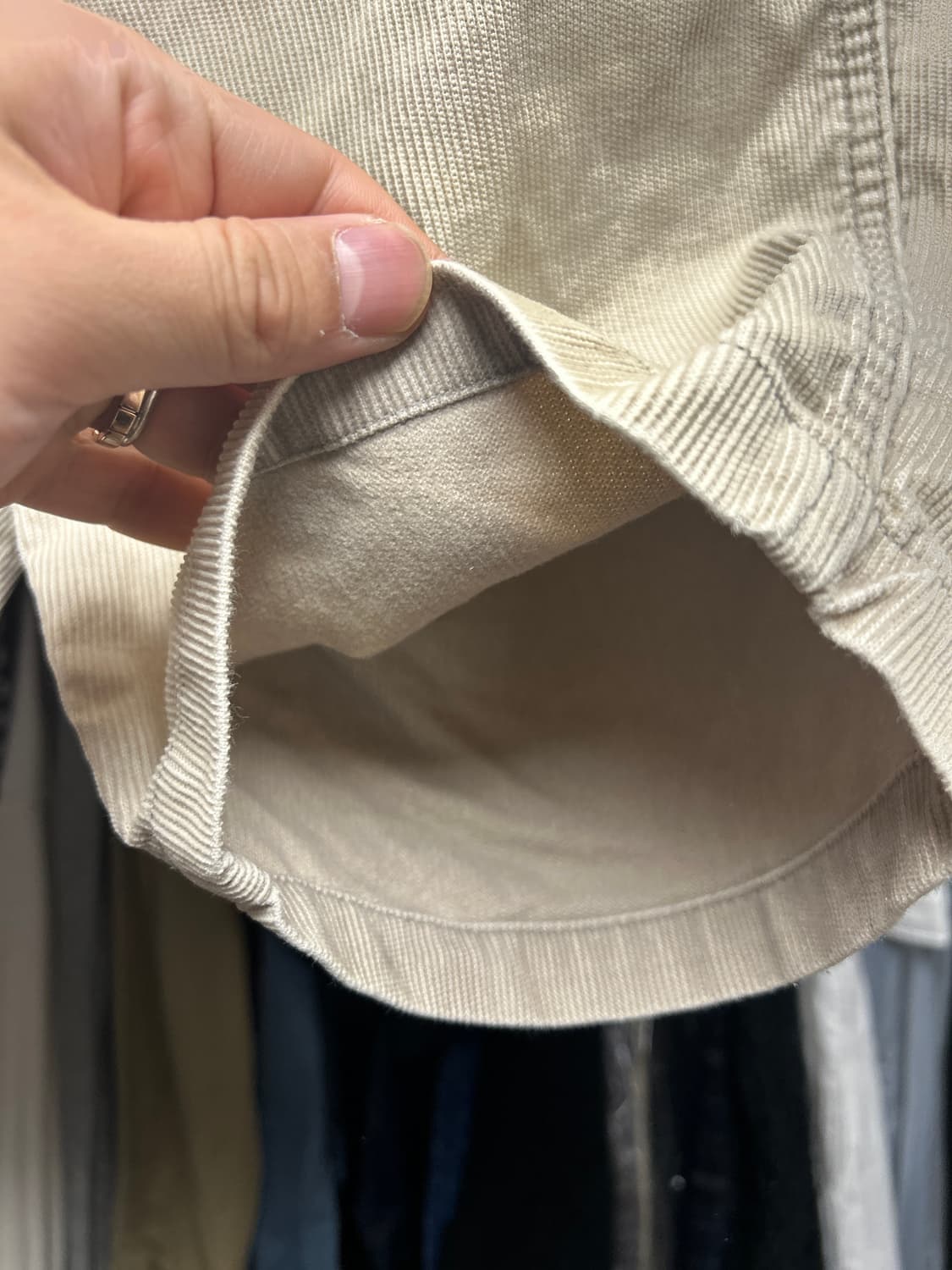 VISVIM 비즈빔 올리브 베이지 코듀로이 반바지 2 상품이미지3