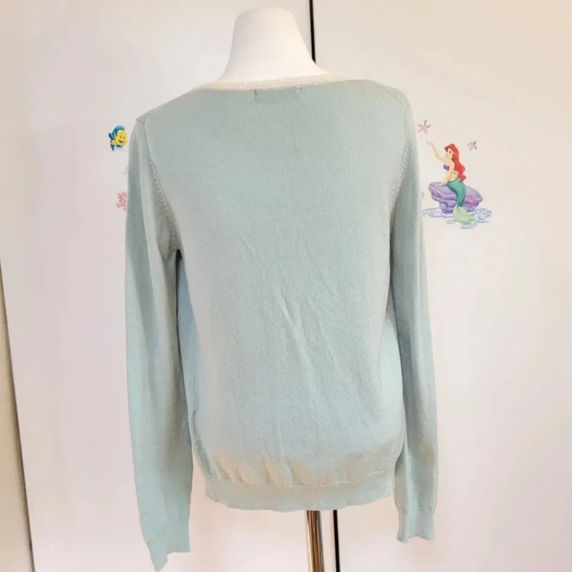 일본빈티지 민트색 간절기 얇은 가디건 상품이미지8