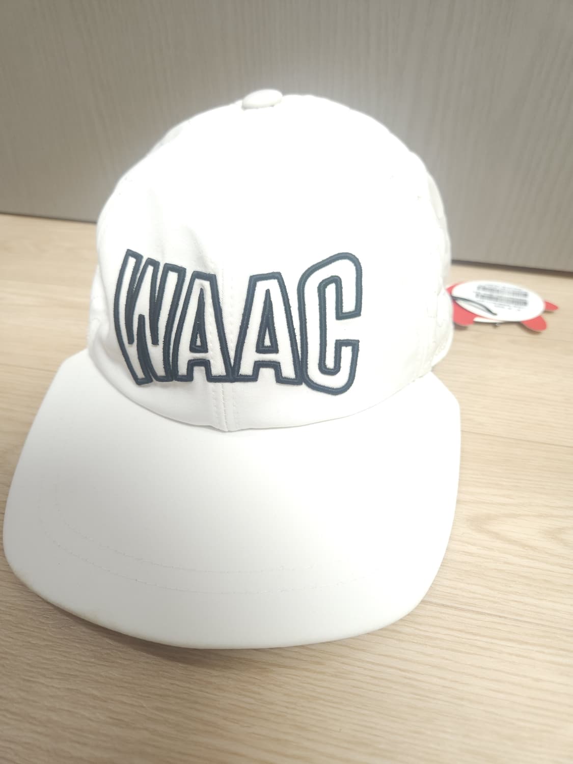 새상품] WAAC 화이트 볼캡모자 상품이미지1