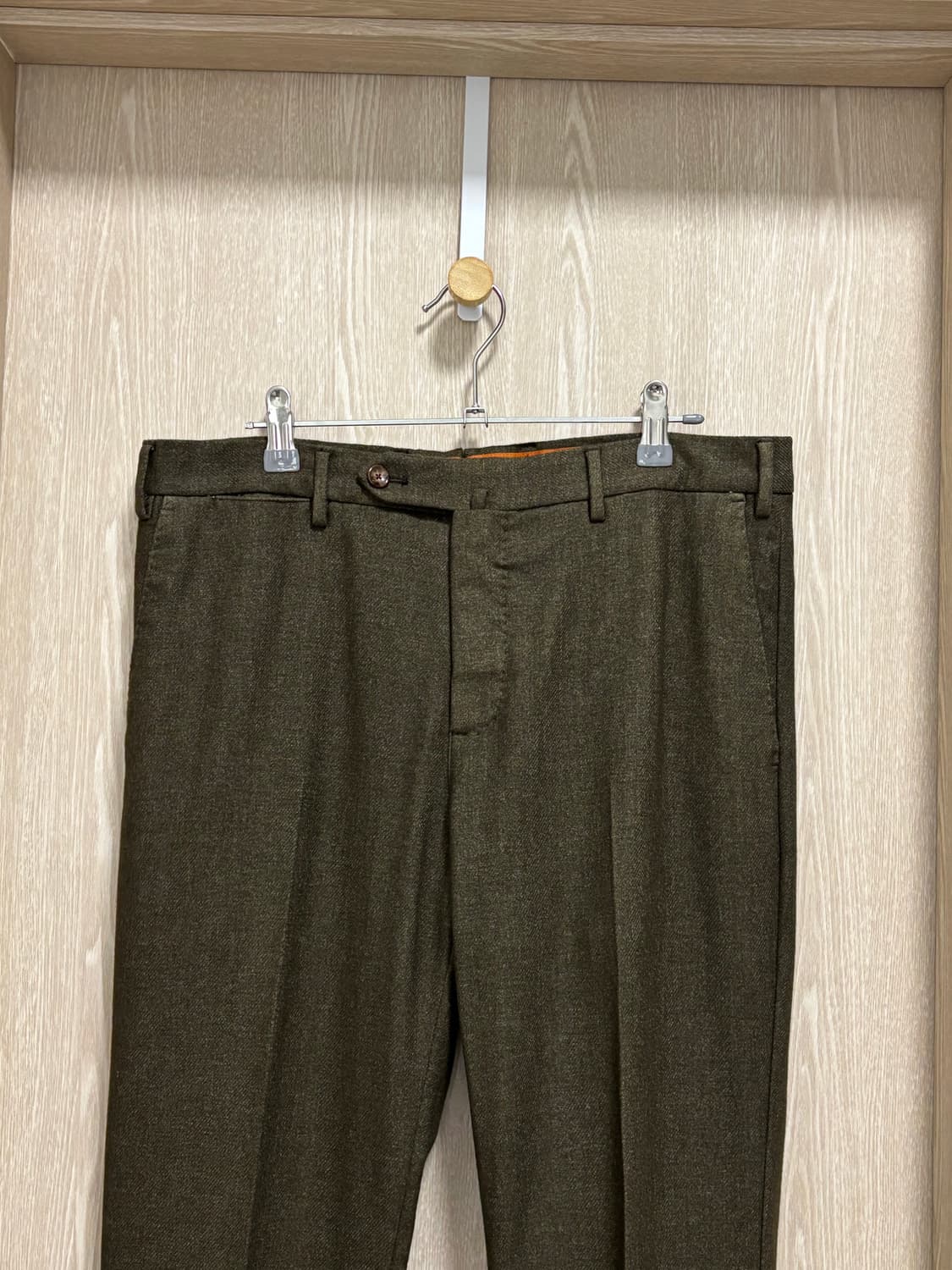 미착용)PT토리노 슬림핏 추동 디럭스 울팬츠48/32"/브라운 상품이미지2