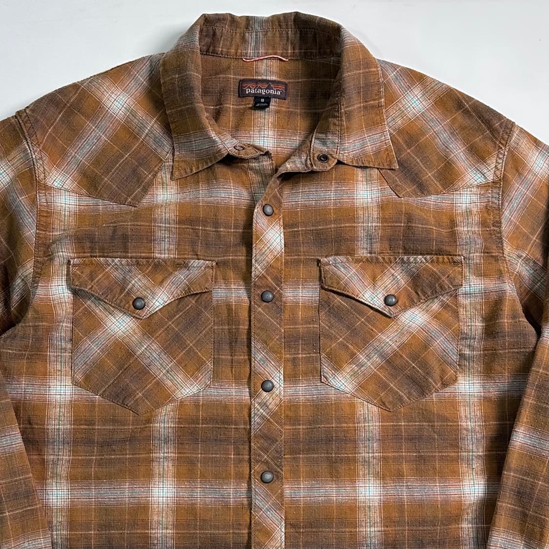 파타고니아 플란넬 체크 웨스턴 셔츠 상품이미지2