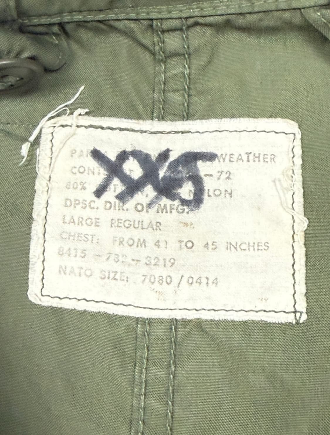 US ARMY M65 피쉬테일 파카 개파카 상품이미지7