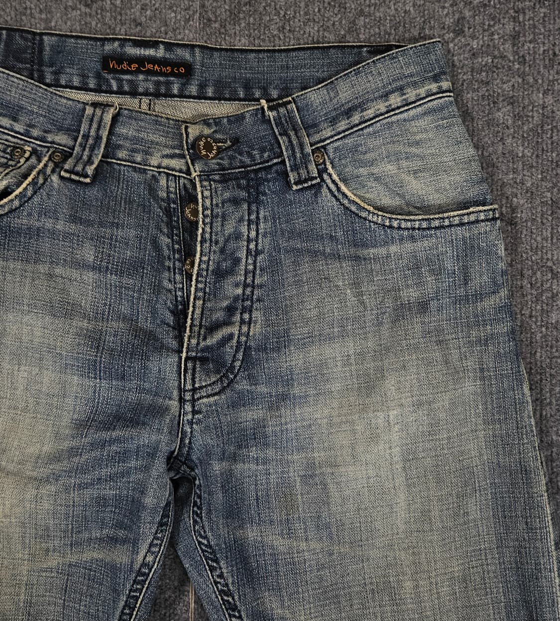 누디진 빈티지 워싱 데님 팬츠 W30 L33(급처) 상품이미지2