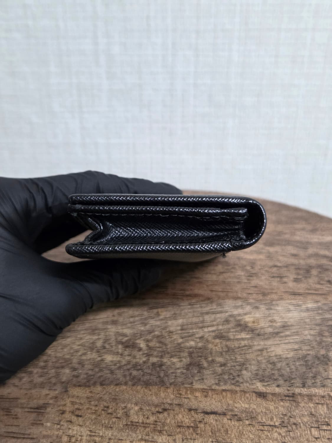 프라다(PRADA) 명함지갑 / 카드지갑 블랙 (정품) 상품이미지7