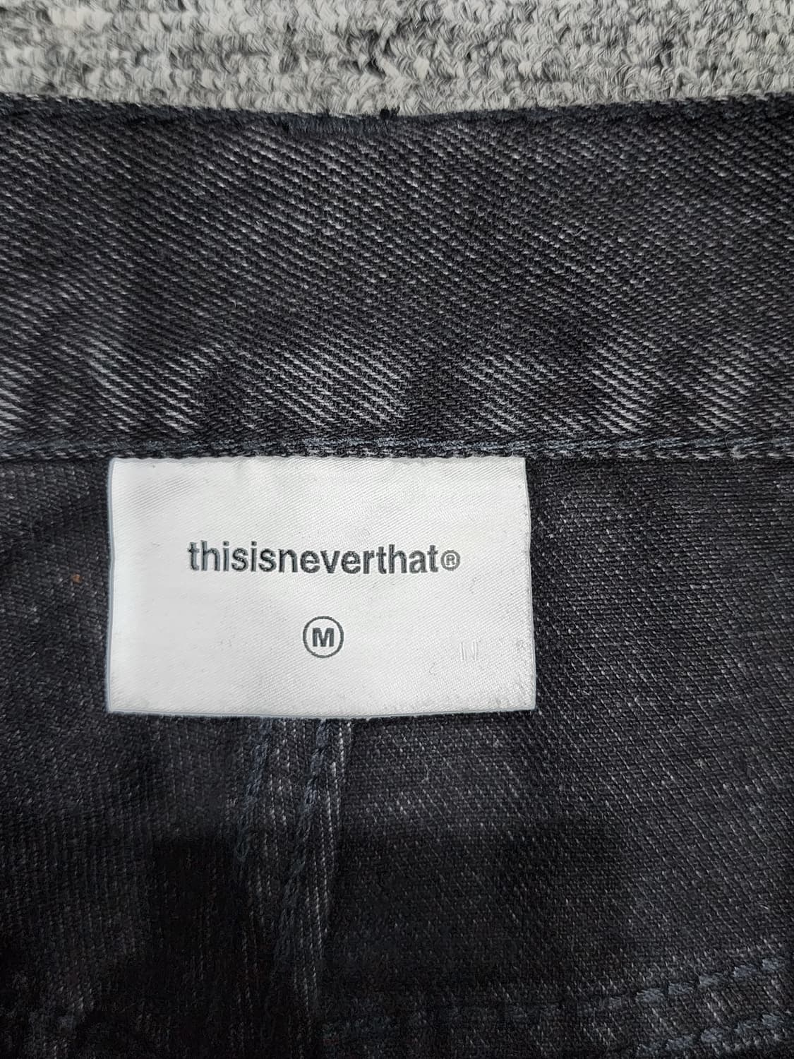 디스이즈네버댓 아카이브 웹 거미줄 자수 데님팬츠 바지 M 상품이미지8