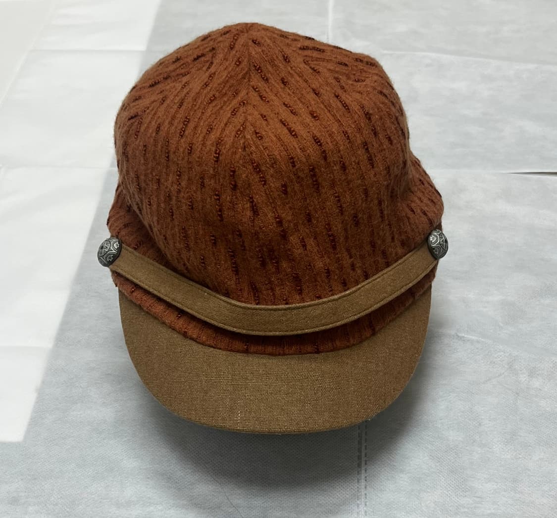Corduroy Military Orange Cap 상품이미지1