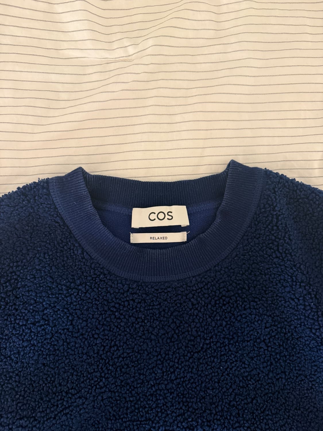 뽀글이 스웻셔츠 Oversized-Fit Teddy Sweatshirt 상품이미지5