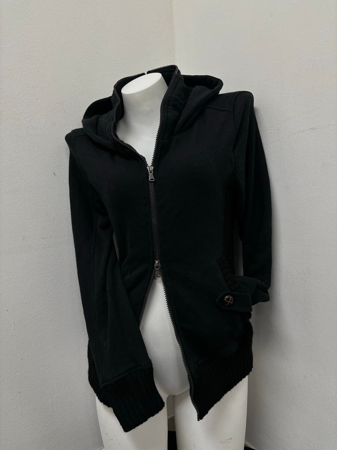 “Vintage” 00’s Y2K Design Black Hooded 2 상품이미지8