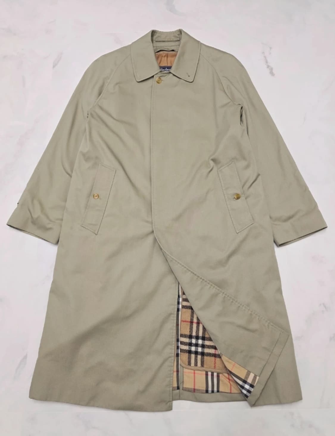 버버리 트렌치 코트 울내피 탈부착 100 상품이미지8