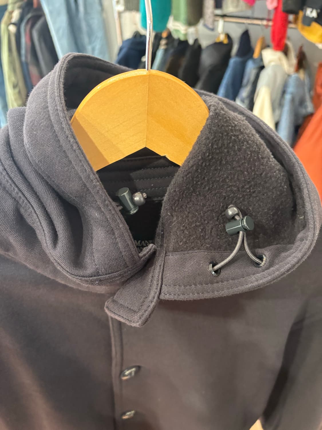 00s Armani Jeans 버튼 후디 상품이미지6