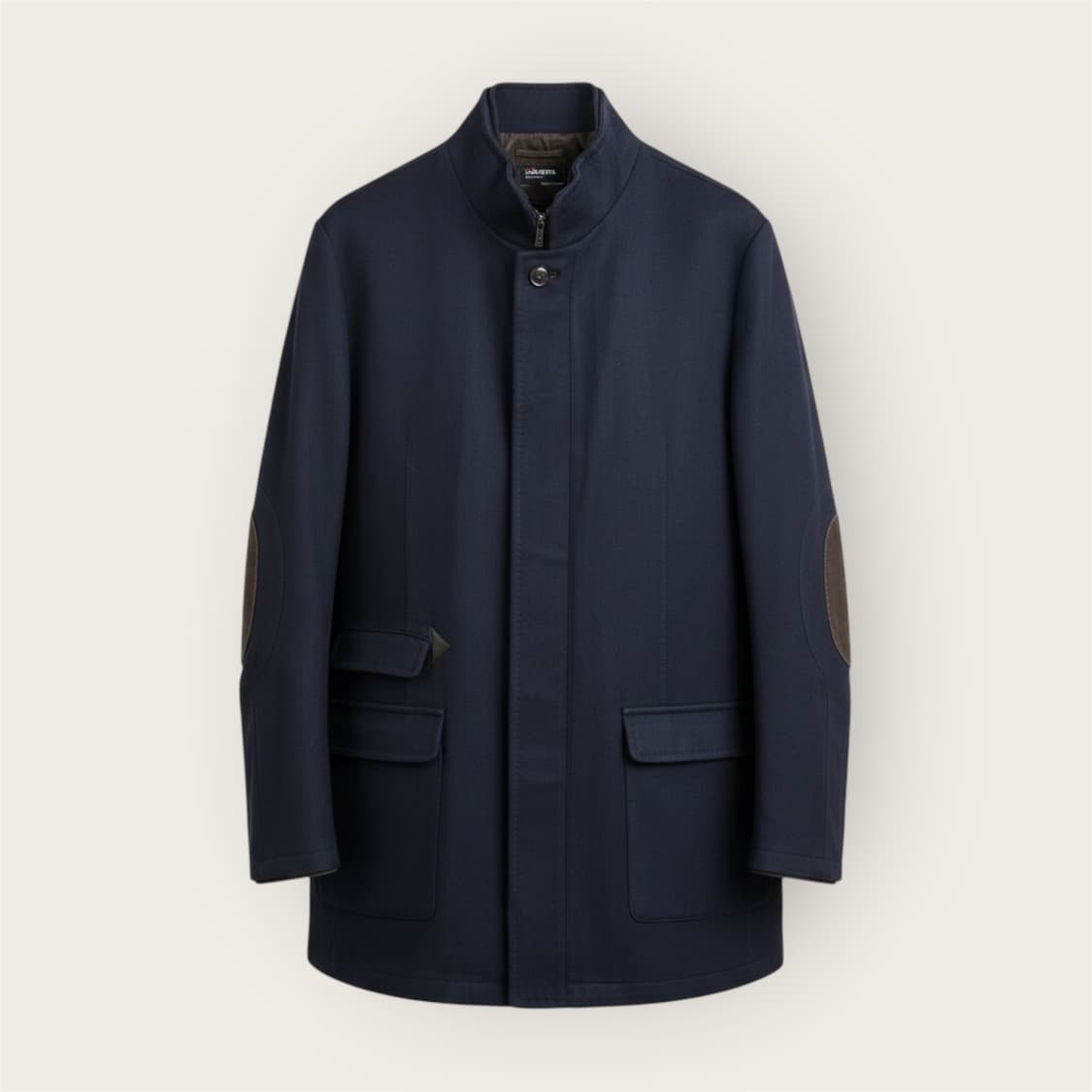 52/ 키톤 캐시미어 엘보 리얼레더 코트 자켓 상품이미지1