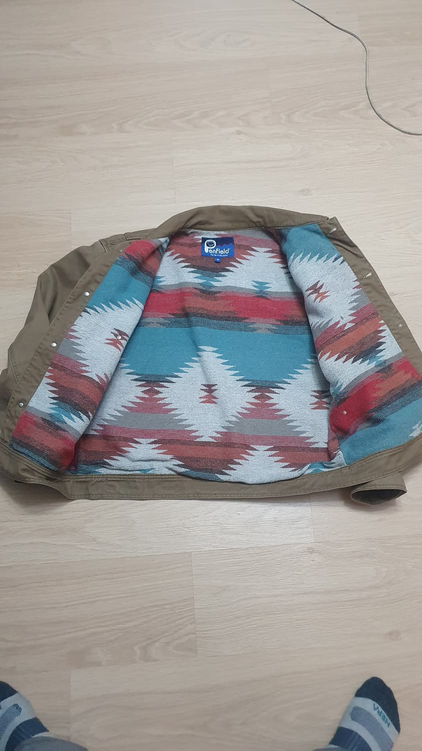 펜필드 브라운 코튼 워크 자켓 M 상태 굿 상품이미지8