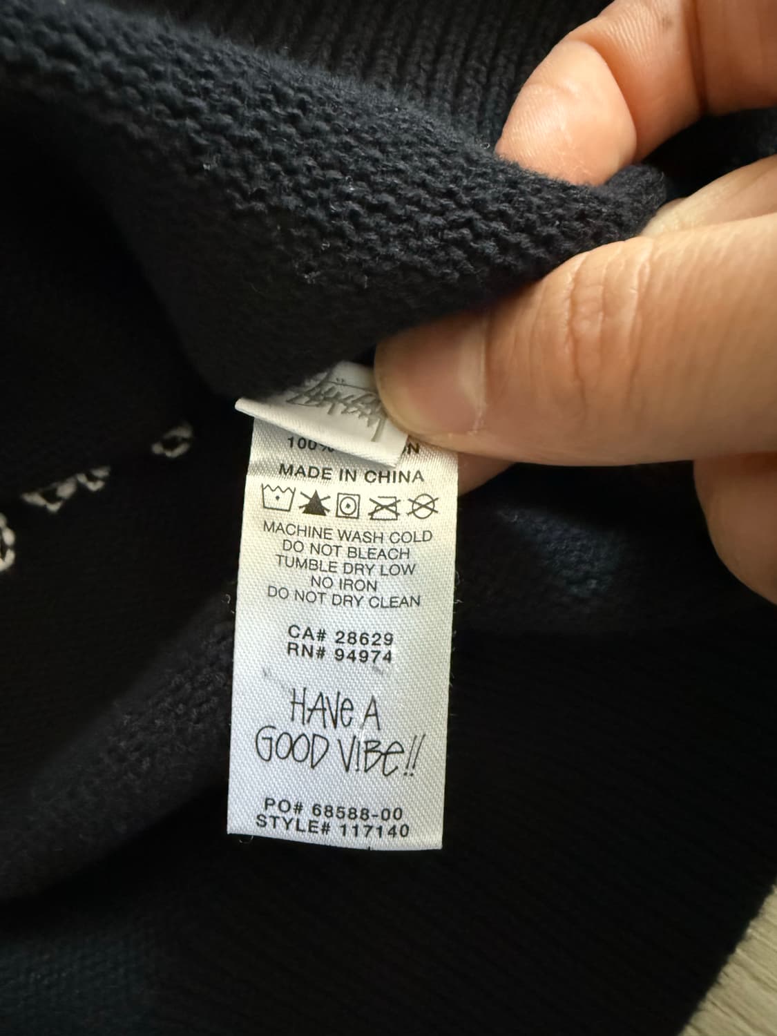 [XL] 스투시 케어라벨 스웨터 상품이미지3