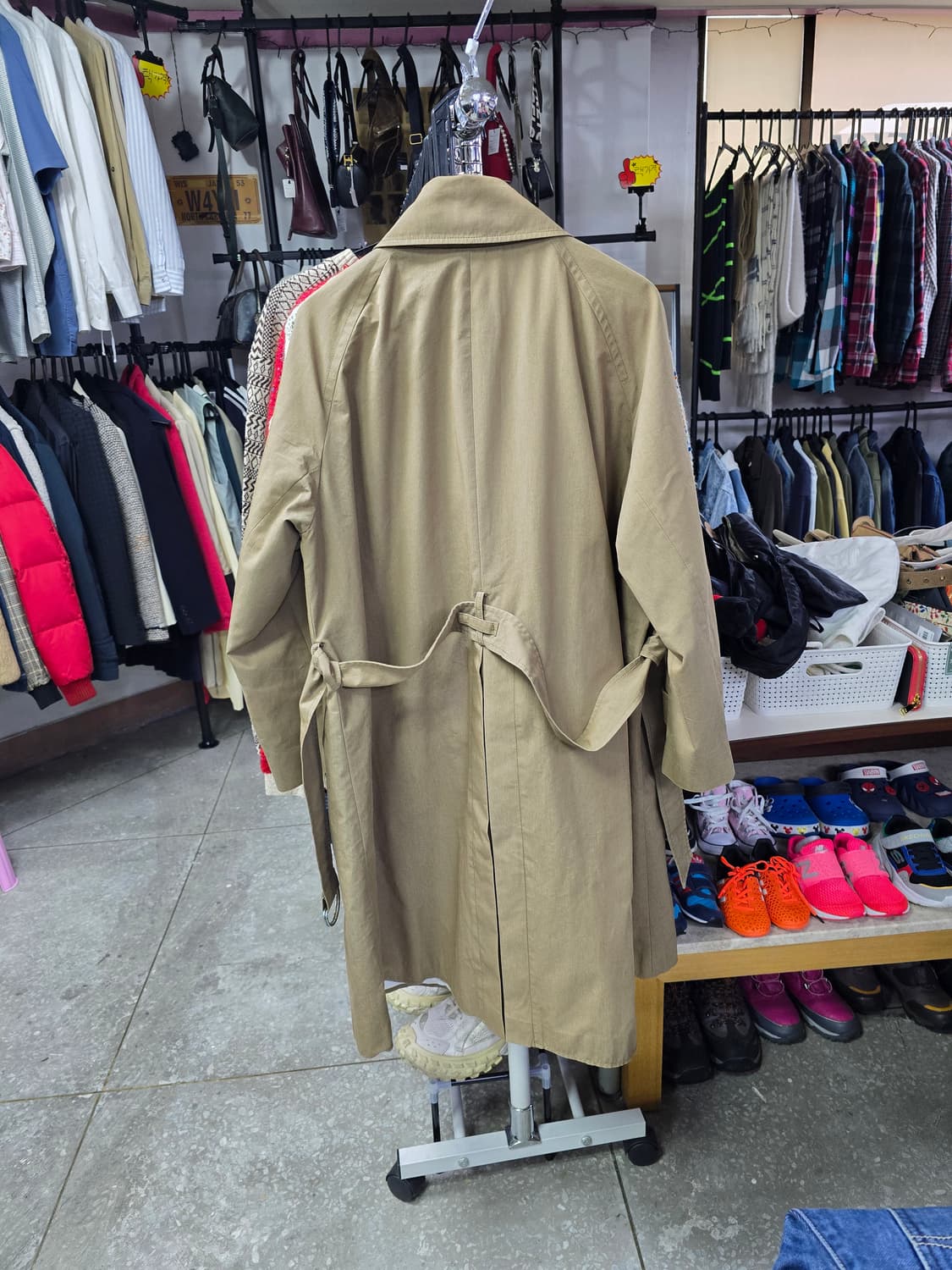 톰보이 더블 버튼 롱 트렌치 코트 (1266) 상품이미지2