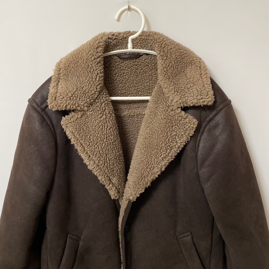 [ L ] 유니클로 남성 양털 무스탕 자켓 상품이미지2