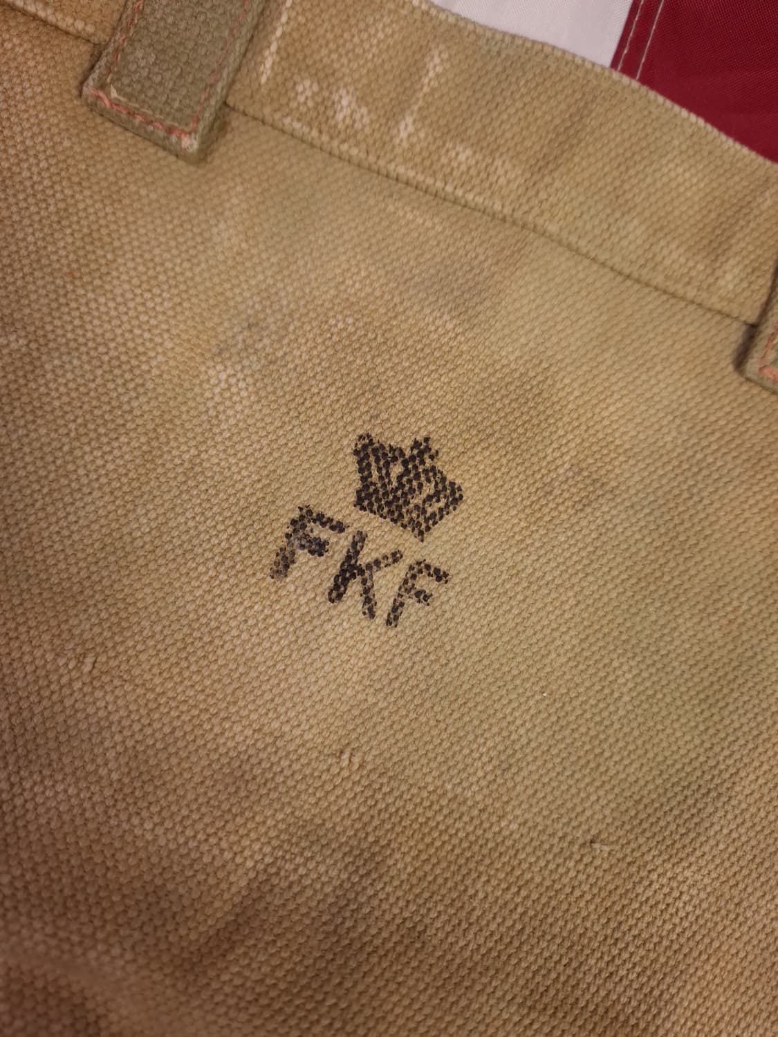 오리지날 WW2 40's P37 영국군 캔버스 백 상품이미지6