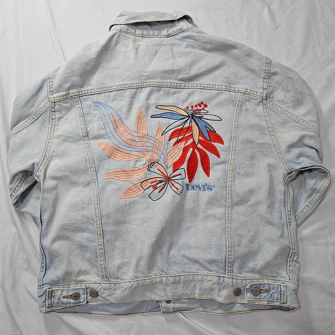 00’s Levi’s 리바이스 패치워크 데님 자켓 L020  상품이미지3