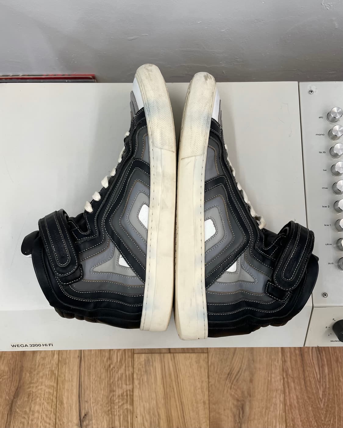 [300] 피에르하디 레더 하이탑 스니커즈 상품이미지7