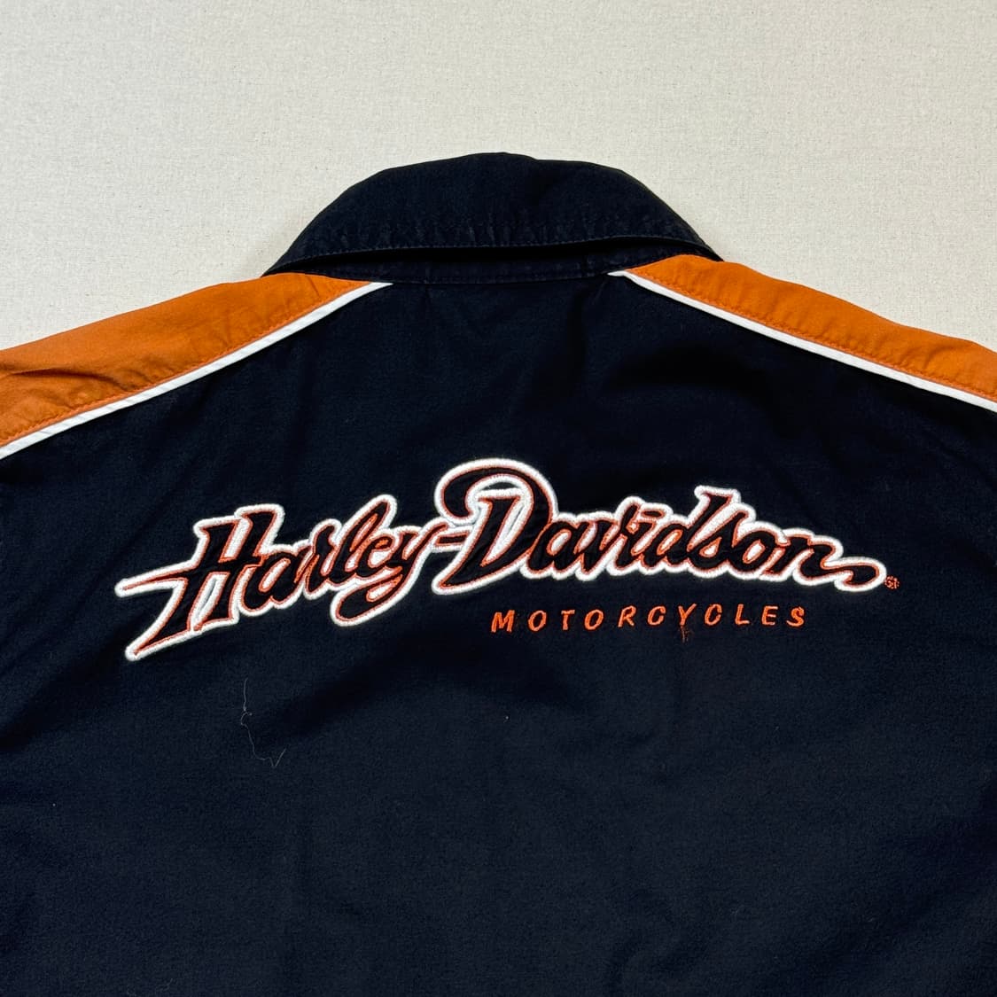 여S) 할리데이비슨 자수로고 반팔 셔츠 상품이미지8