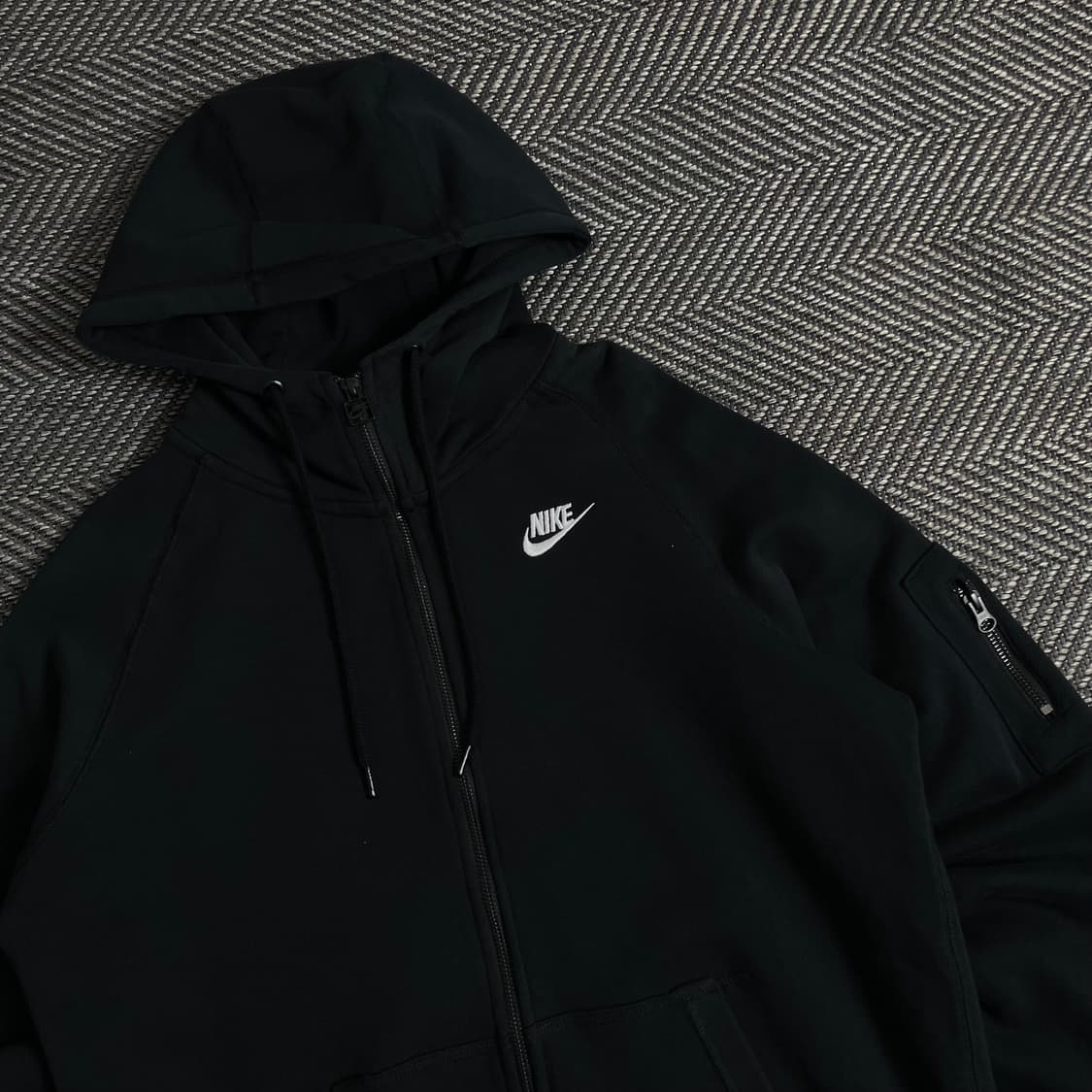 나이키 포켓 디테일 블랙 후드 집업y 2884 상품이미지4