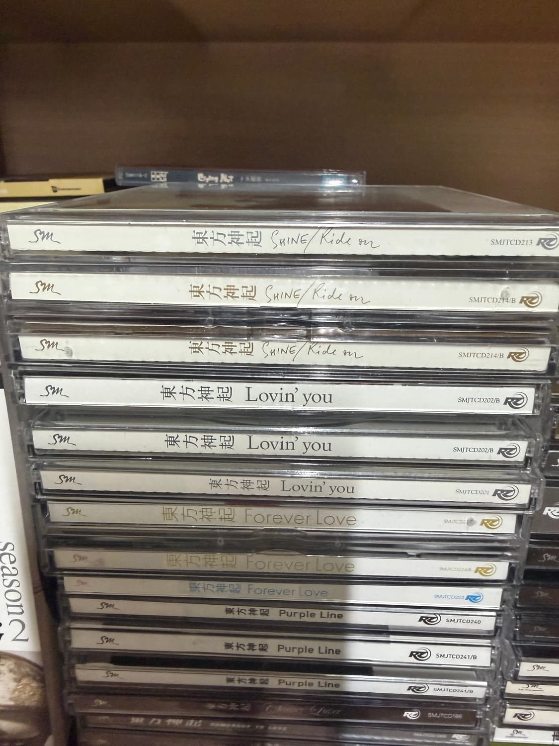 동방신기 cd 및 dvd 5인체일때 대부분  상품이미지4