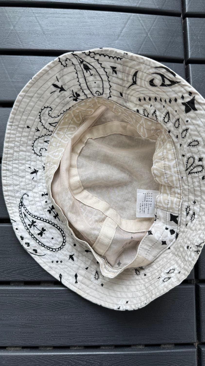 캐피탈 BANDANA PATCHWORK BUCKET HAT  상품이미지4