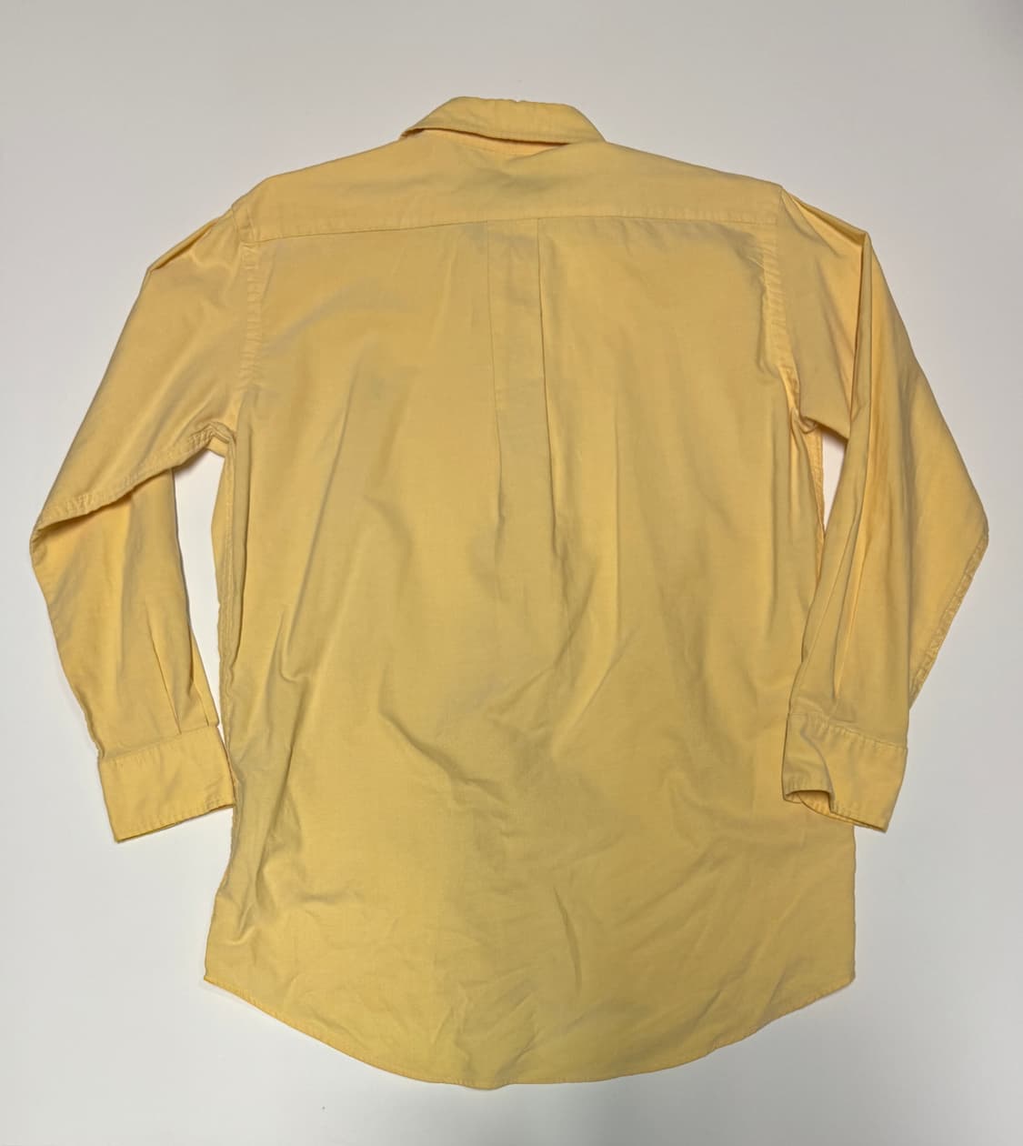 폴로 랄프로렌 솔리드 코튼 셔츠 옐로우 M 상품이미지2