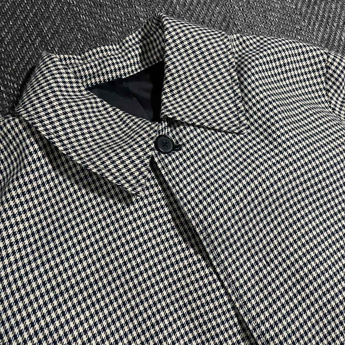 [L] 8seconds 에잇세컨즈 하운드투스 체크 트렌치 코트 상품이미지3