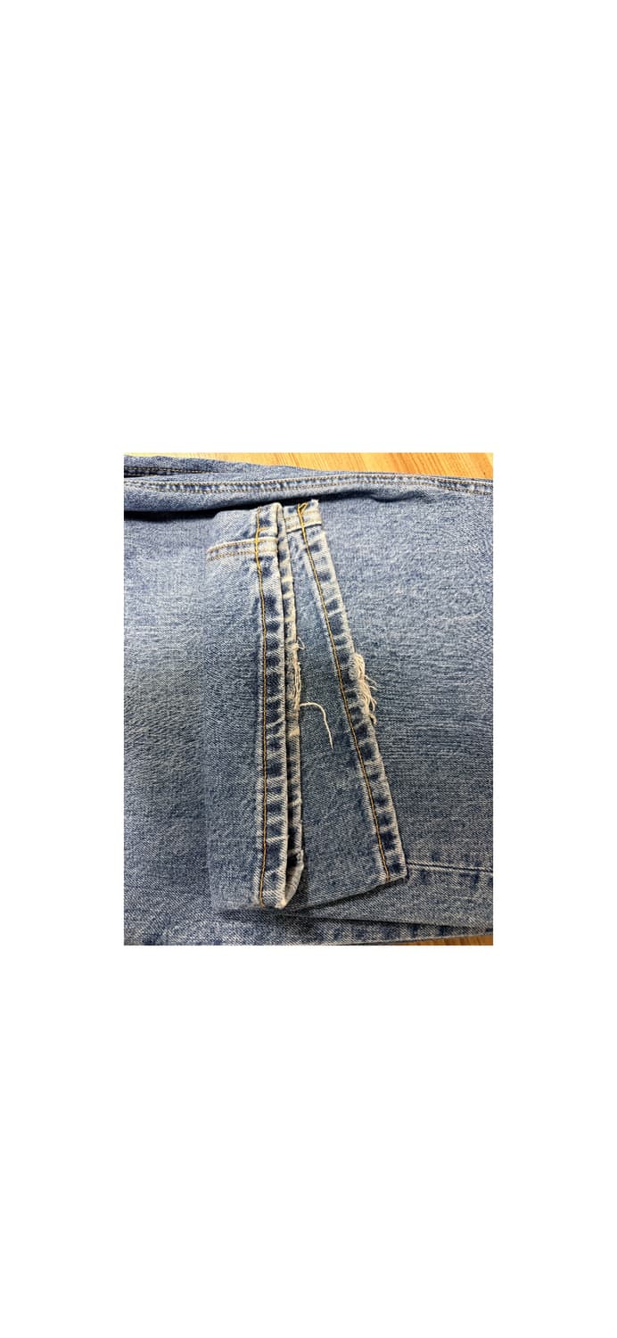 유스 스트럭처드 와이드 데님 팬츠 상품이미지6