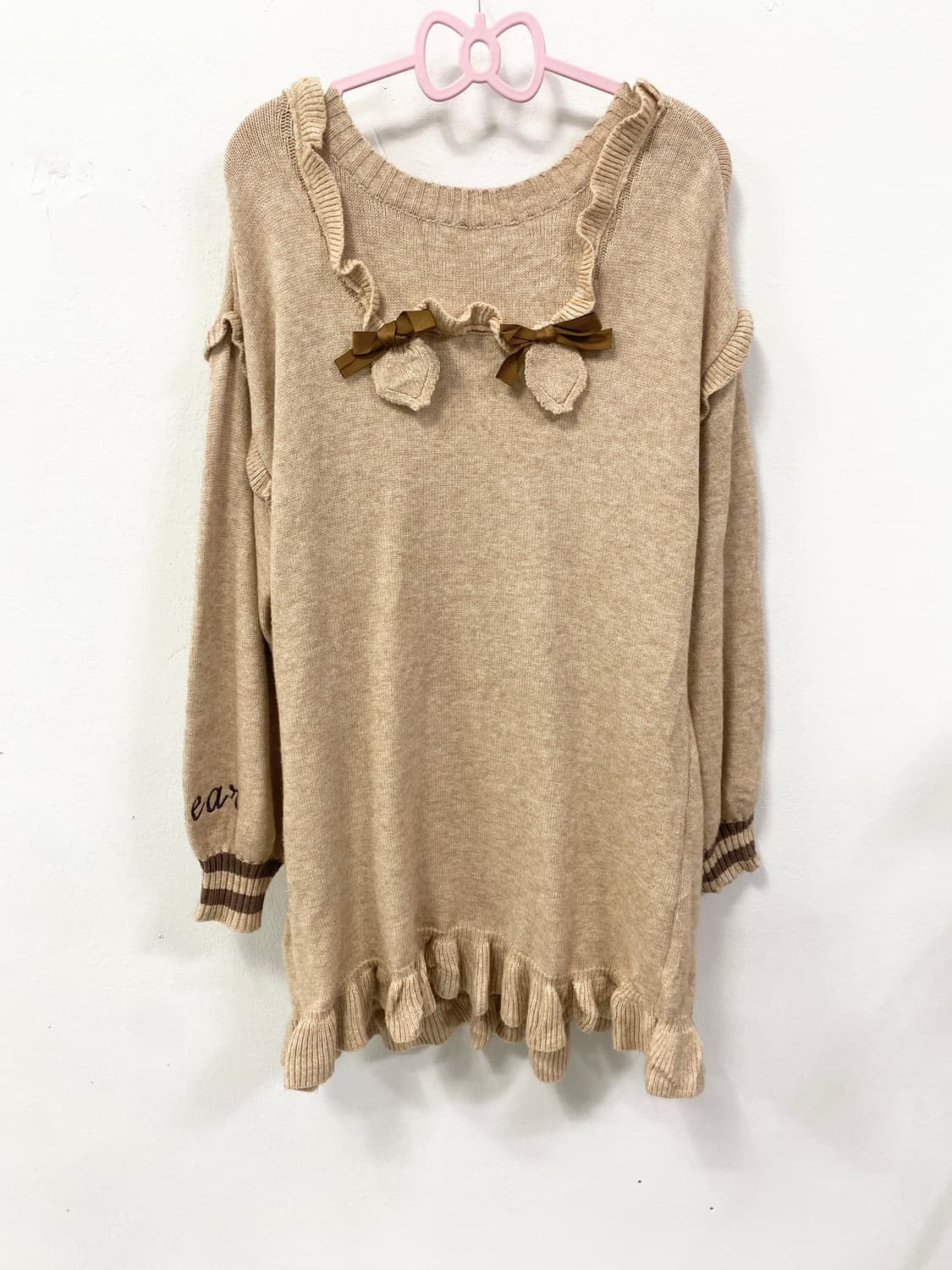 라떼갸루 🧸 리락쿠마 폼폼이 원피스 상품이미지5